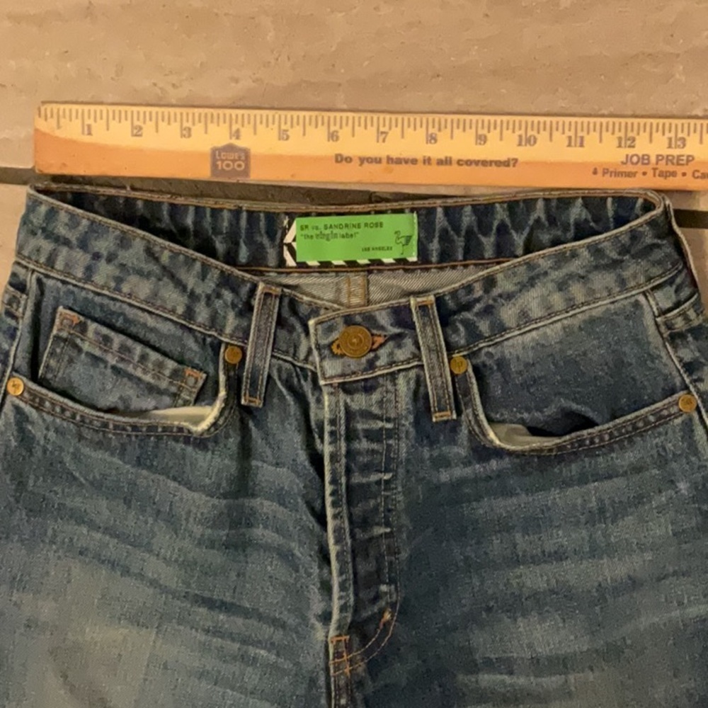 NEW Sandrine Rose x Free People size 26 Straight Fit High Rise Jeans - Picture 5 of 10